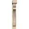 Ekena Millwork Olympic Block Rough Sawn Bracket w/ Offset Brace, Douglas Fir, 6"W x 30"D x 42"H BKT0604X30X42OLY05RDF - alternate 2